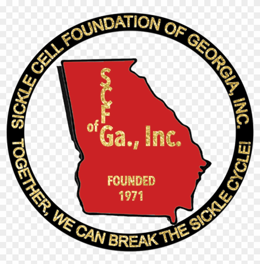 Ga License Plate - Sickle Cell Foundation Of Georgia Clipart