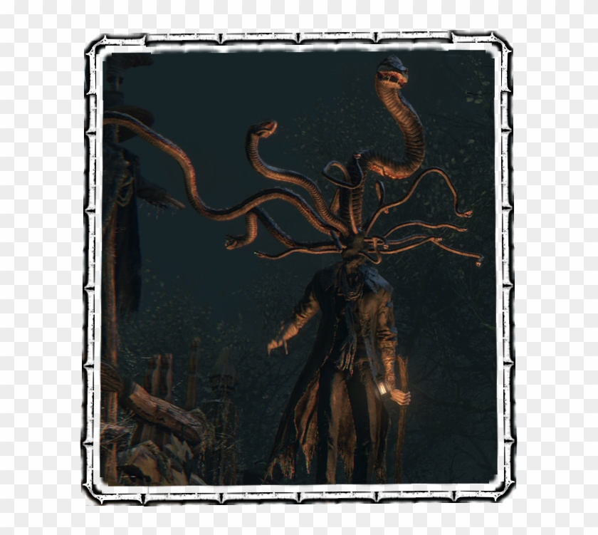 Snake Parasite - Bloodborne Dog Headed Crow Clipart #1595800