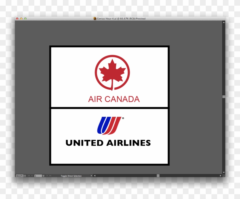 Air Canada & United Airlines Logos / Genius Hour - Air Canada Clipart #1595827