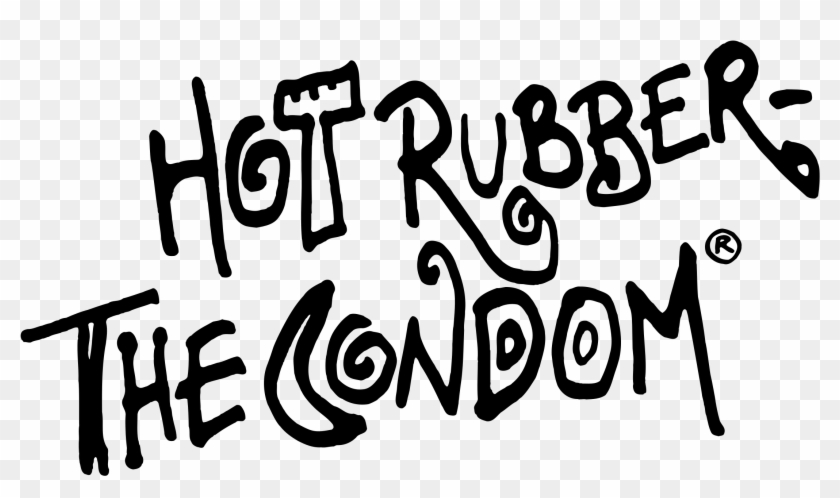 Hot Rubber The Condom Logo Png Transparent - Calligraphy Clipart