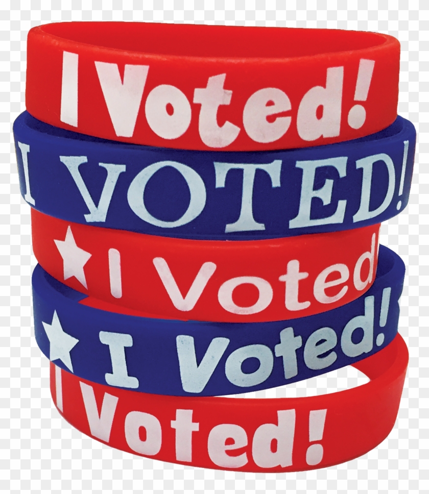 Tcr6576 I Voted Wristbands Image - Bracelet Clipart #1596888