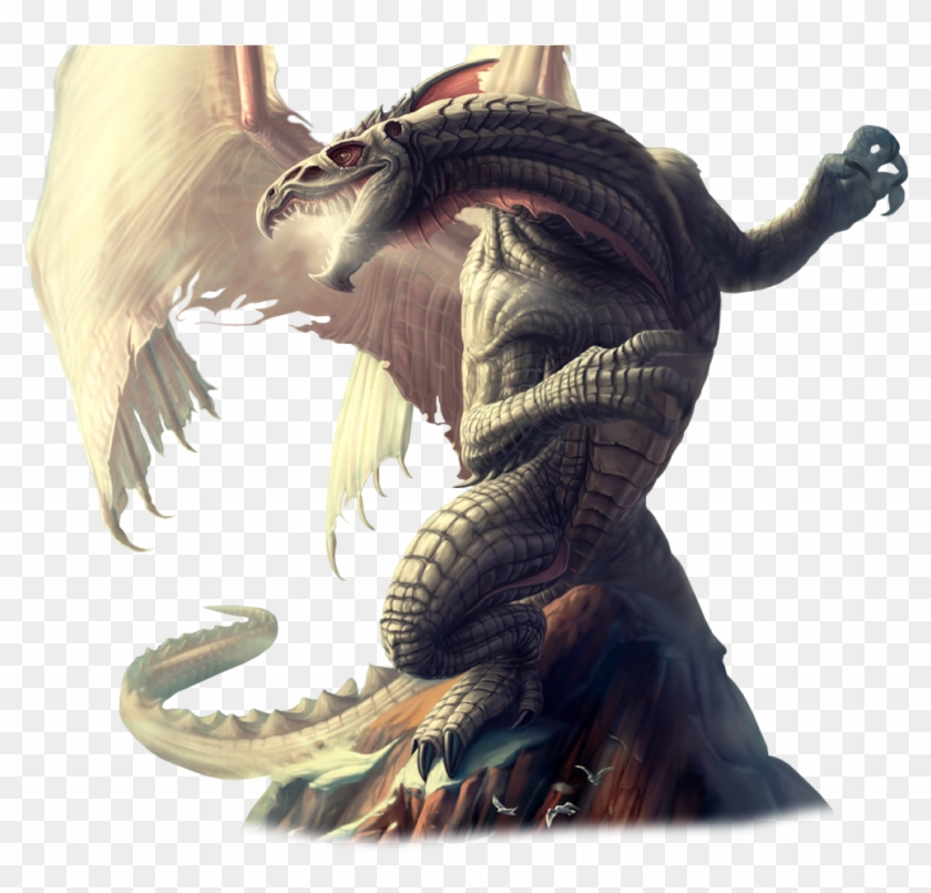 Fantasy Dragon Png Transparent Image - Fantasy Dragon Png Clipart #1596974