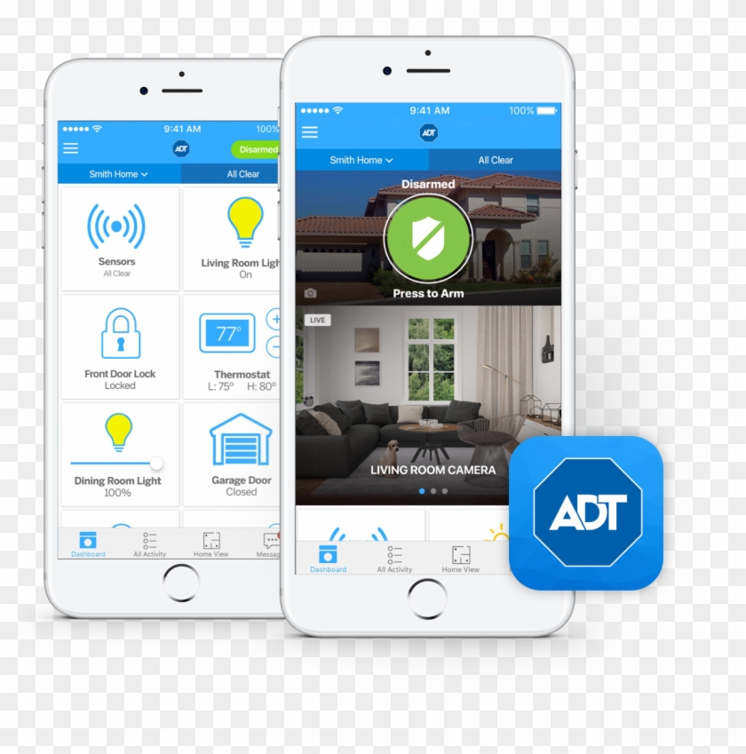 Adt Pulse Mobile App - Adt Pulse Smart Phone Clipart