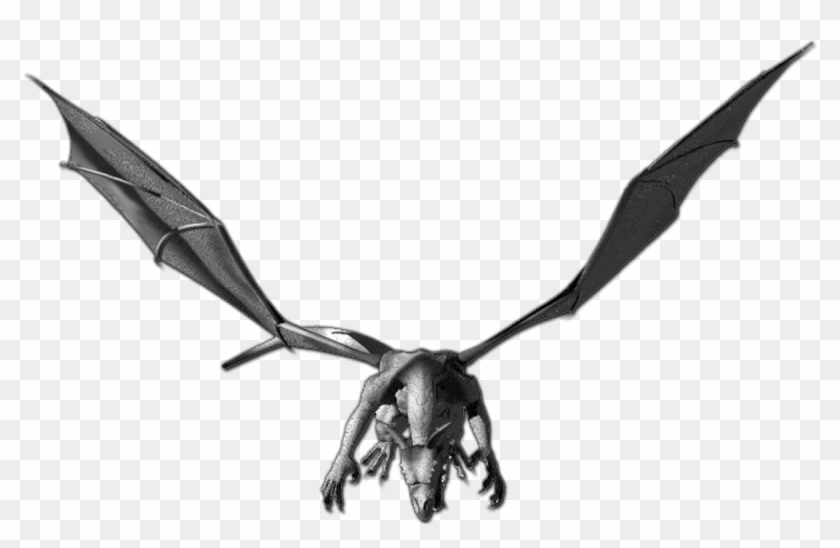 Silver-dragon - Dundjinni Dragon Statue Clipart