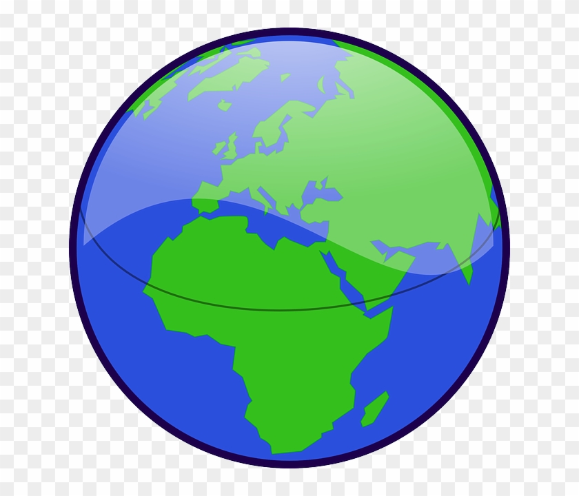 Earth-world Map Vector - Clip Art Gratuit La Terre - Png Download