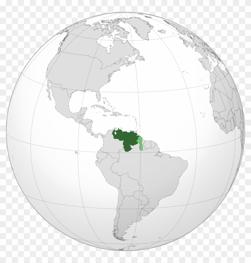Location Of The Venezuela In World Map New Soloway - Mapamundi Resaltando A Venezuela Clipart #1597557