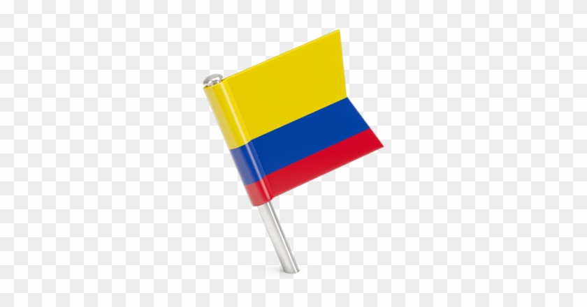 Colombia Flag Pin Png Clipart