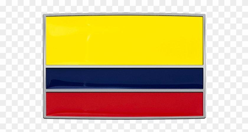 Colombia Flag Buckle - Parallel Clipart #1597781