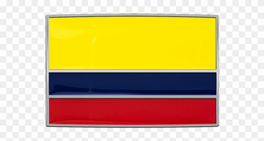 Colombia Flag Buckle - Parallel Clipart