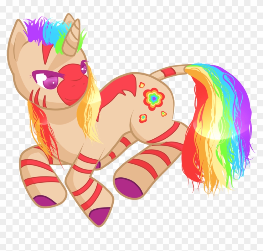 Aisuroma, Mullet, Oc, Oc Only, Pony, Rainbow Hair, Clipart