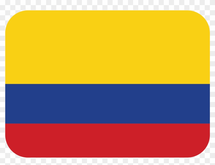 Flag Of Colombia - Bandera De Colombia Emoji Clipart #1598094