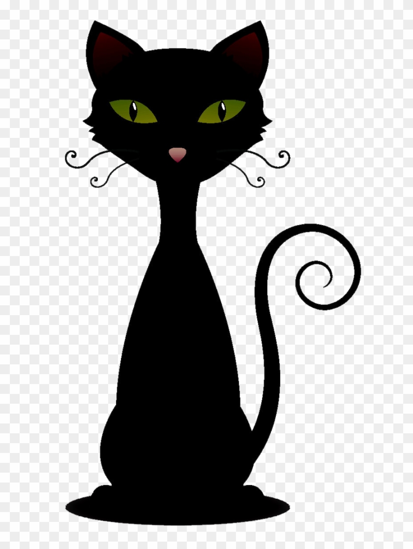 4600582 - Black Cat Cartoon Clipart #1598121