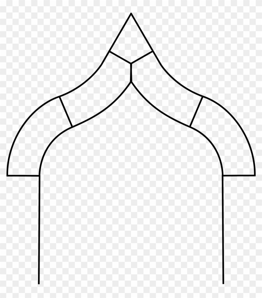 Open - Ogee Arch Clipart