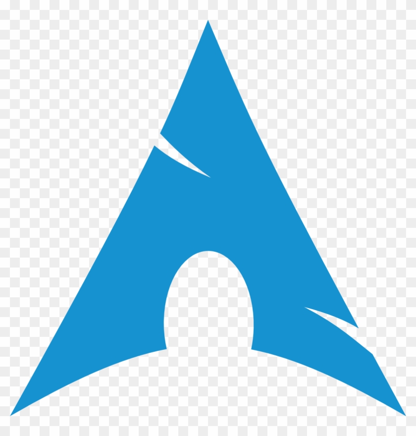 900px Arch Linux Logo - Arch Linux Logo .png Clipart (#1598215) - PikPng