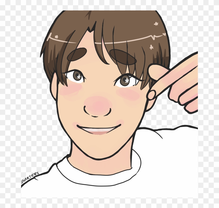 I Doodled A Jhope,, Rlly Feelin It - Cartoon Clipart
