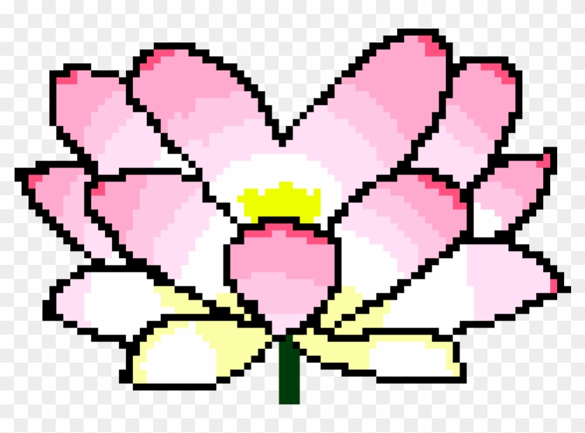 Water Lily - Water Lily Pixel Art Clipart #1598306