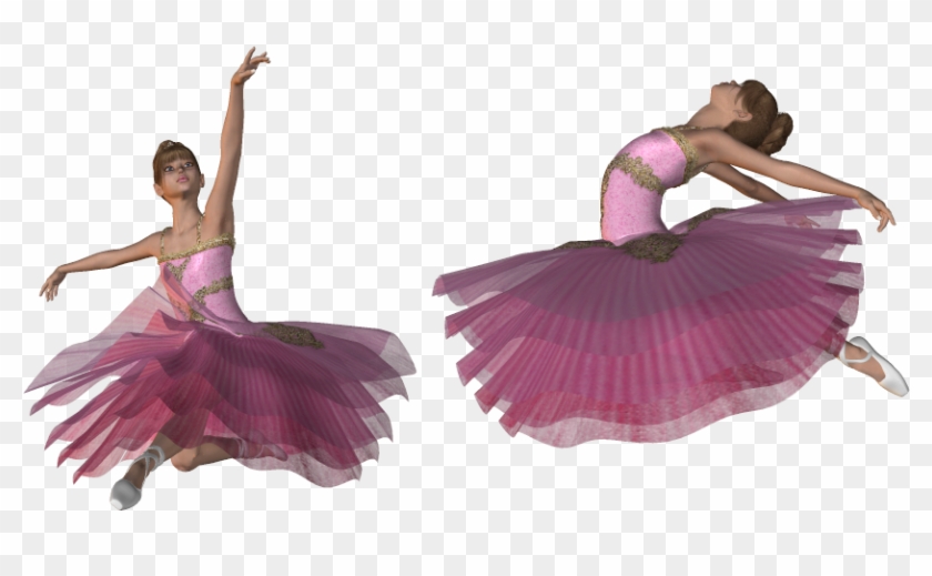 3d Pink Ballerina Free Clipart - Ballerina Clipart - Png Download