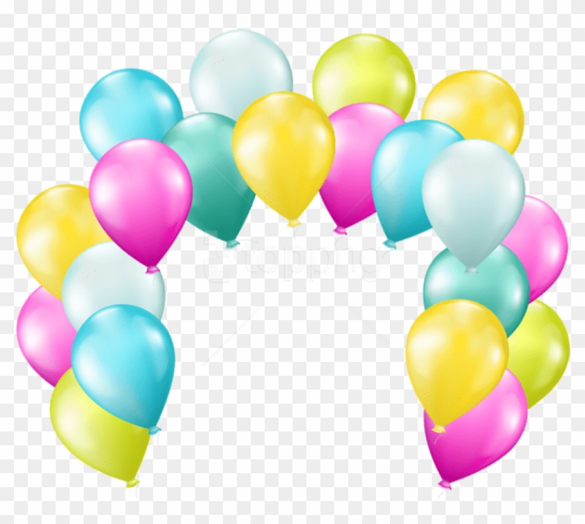 Free Png Download Balloons Arch Png Images Background - Arco De Globos Dibujo Clipart
