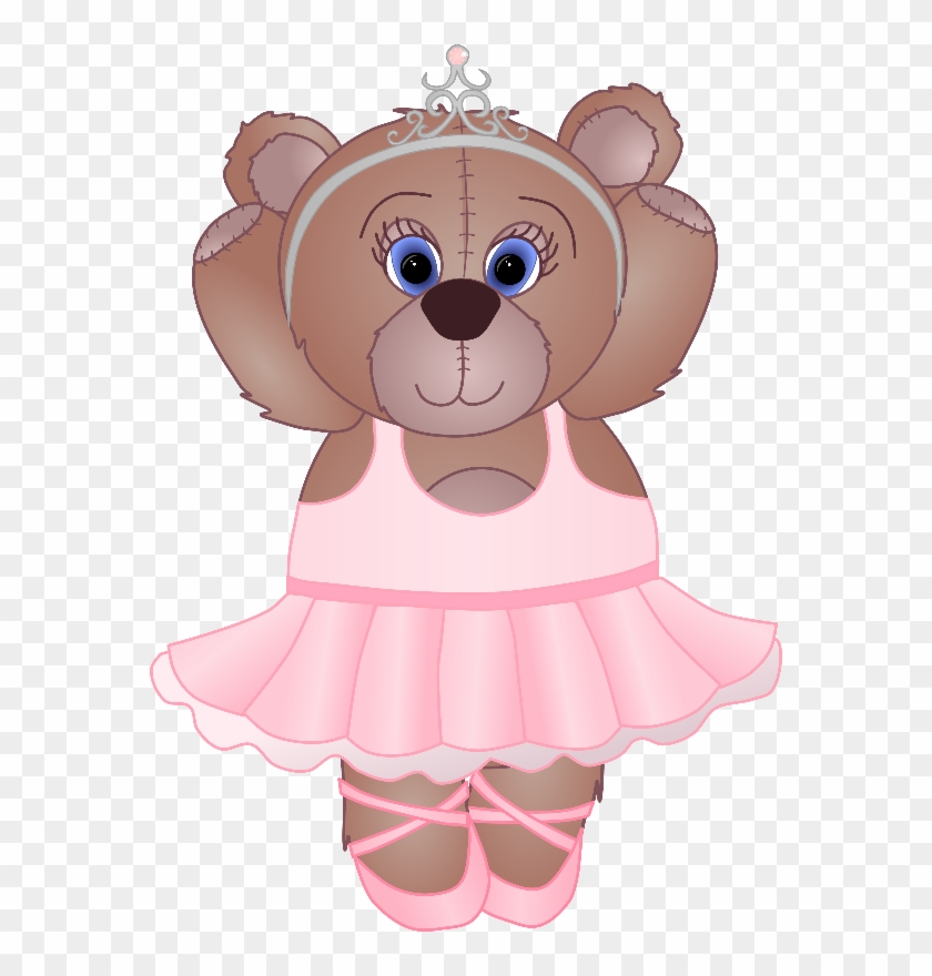 570 X 800 7 - Teddy Bear Ballerina Clipart
