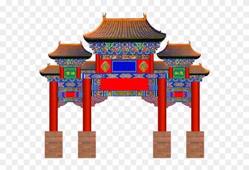 Chinese Arches Clipart #1599443