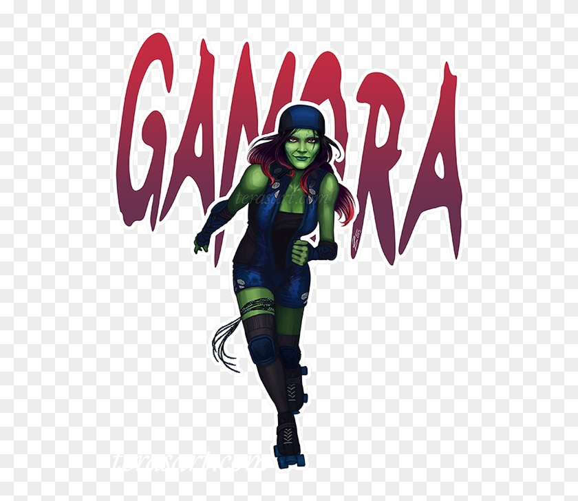 Gamora Png Picture - Black Widow Gamora And Scarlet Witch Shirt Clipart