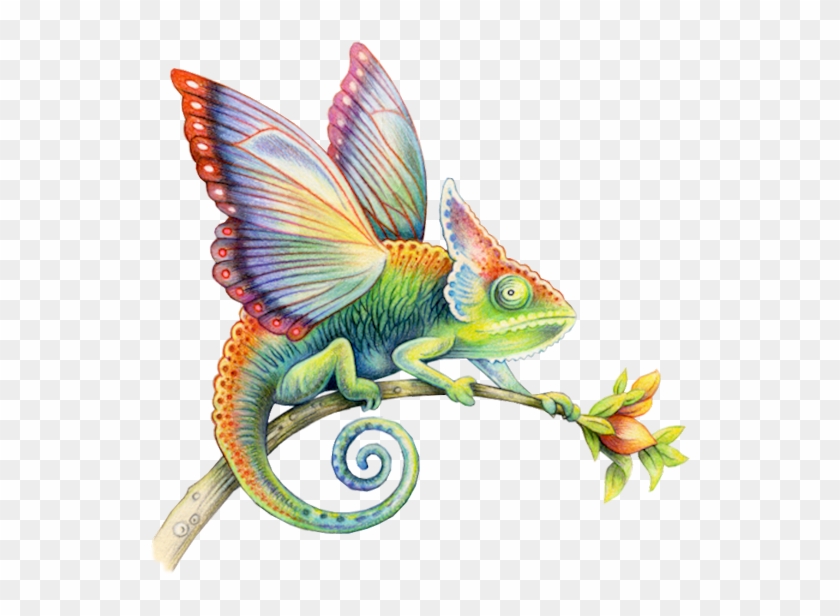 Chameleon - Drawing Clipart #1599816