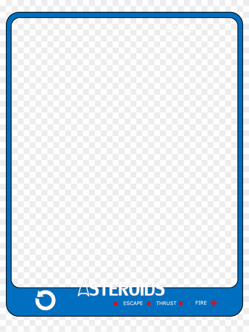 Overlay Asteroids - Moldura Para Foto Novembro Azul Clipart