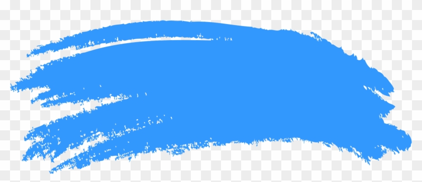 Blue Paint Brush Stroke Vector Paintbrush Abstract - Blue Brush Stroke Png Clipart