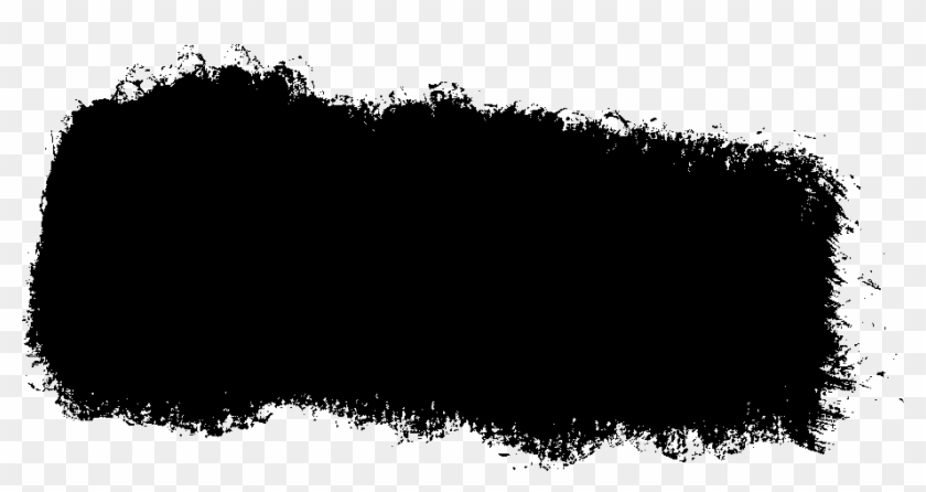 55 Dry Brush Stroke - Paint Brush Stroke Black Png Clipart
