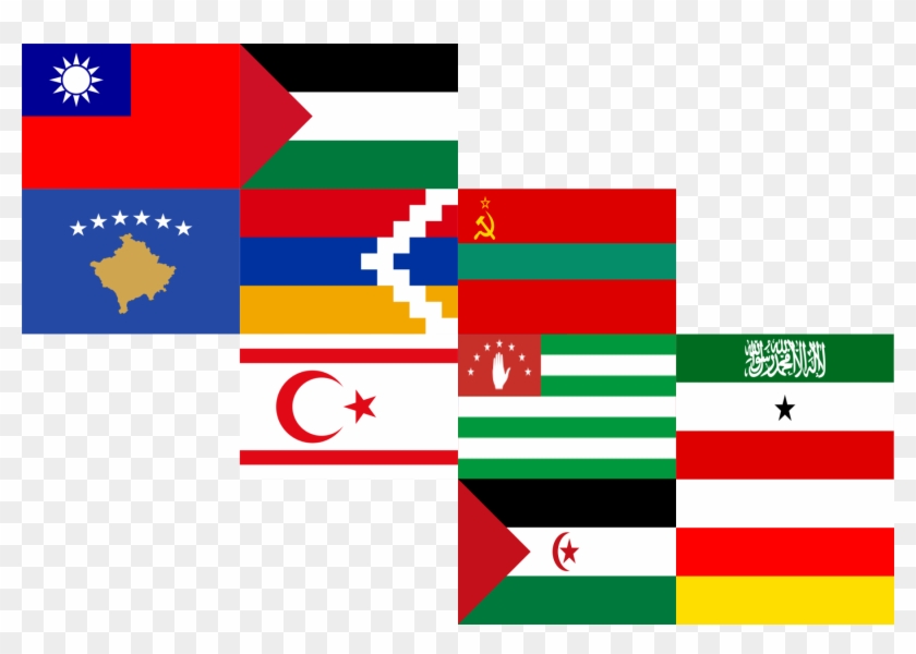 Flags Of States With Limited Recognition - States With Limited Recognition Clipart