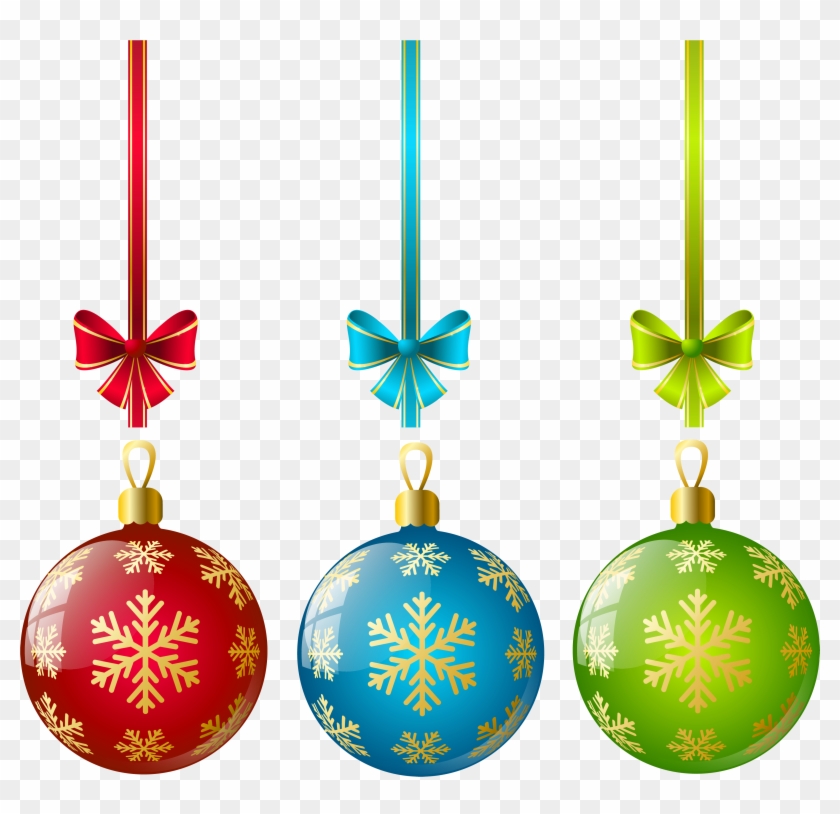 Christmas Ornament Clipart - Christmas Ornaments Clipart Transparent Background - Png Download #160424