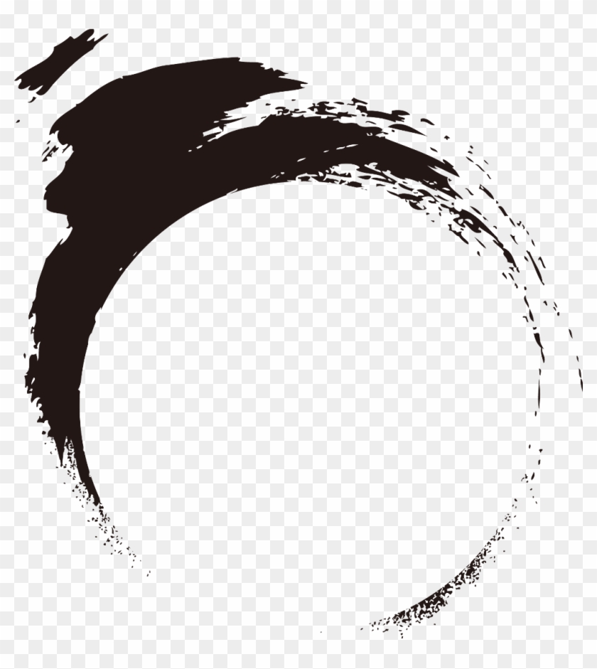 Paintsmear Smear Paint Paintstroke - Circle Brush Stroke Png Clipart
