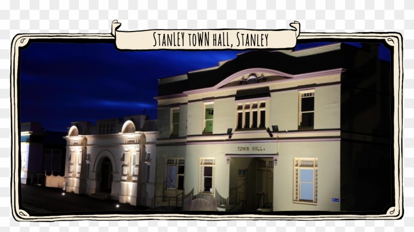 Stanley Town Hall Opened In - Mansion Clipart #160545