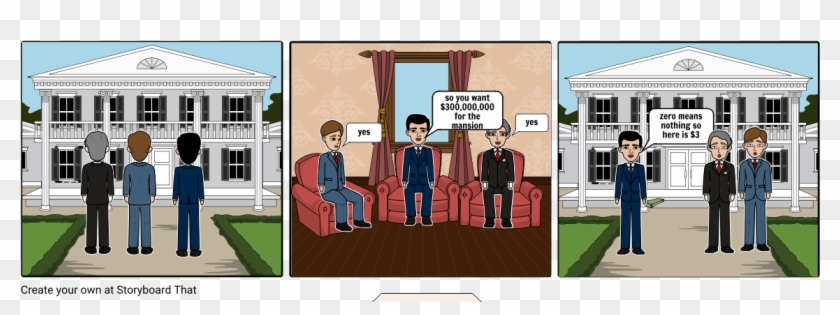 $300,000,000/$3 Mansion - Cartoon Clipart #160799