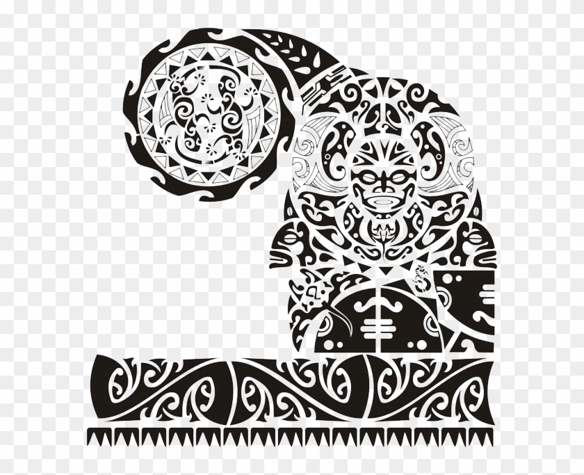 Chest Tattoo Png Clipart - Maori Tattoo Transparent Png