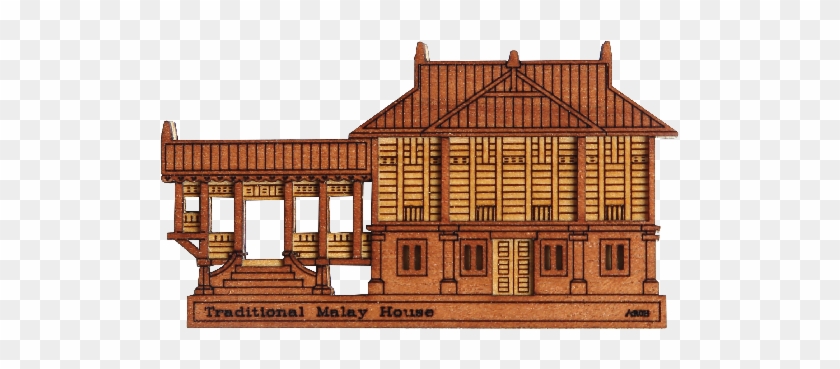 Wood Veneer Magnets - House Clipart #160920