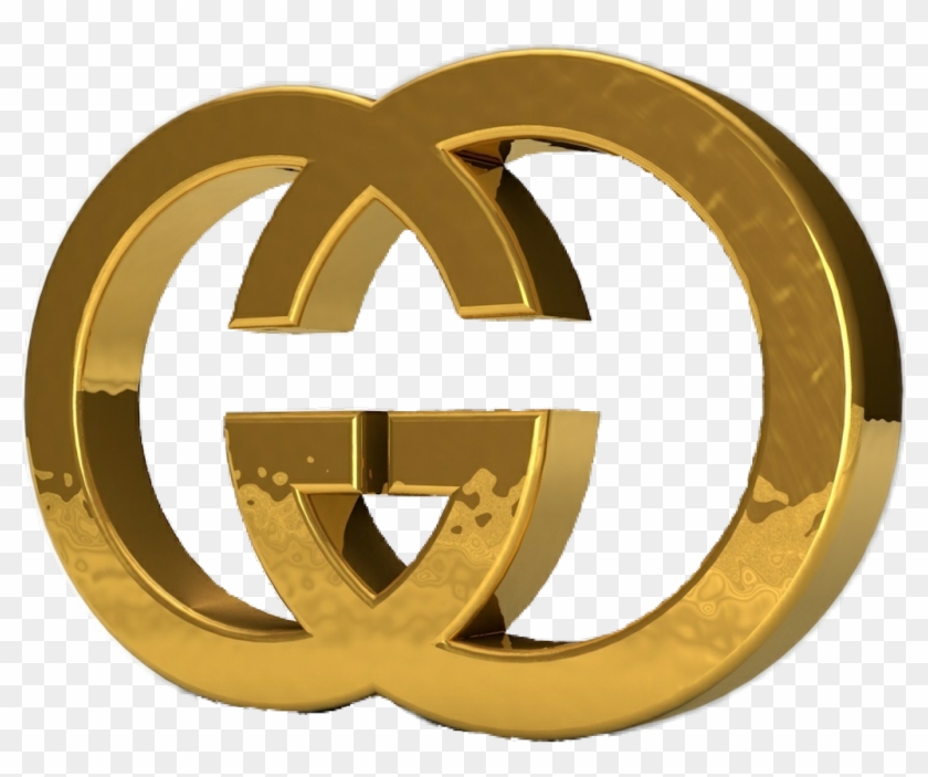 gold gucci logo