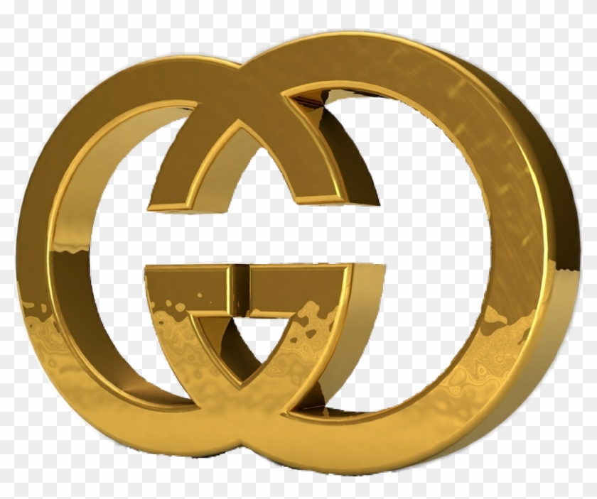 Gucci Clipart Sign Gold - Gold Gucci Logo Transparent - Png Download
