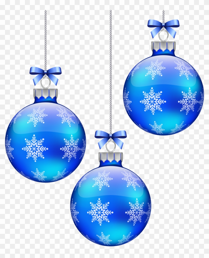 5385 X 6314 11 - Blue Christmas Decorations Png Clipart #161024