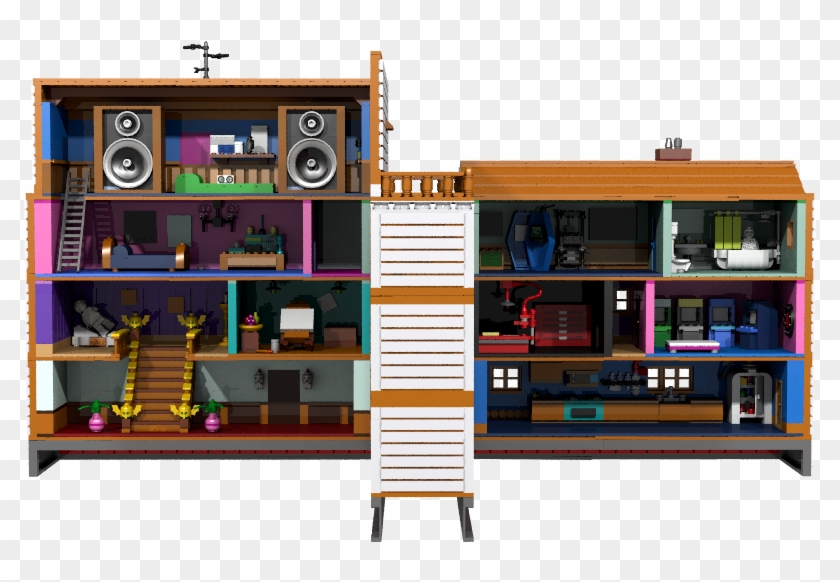 Lego Maniac Mansion , Png Download - Shelf Clipart #161026