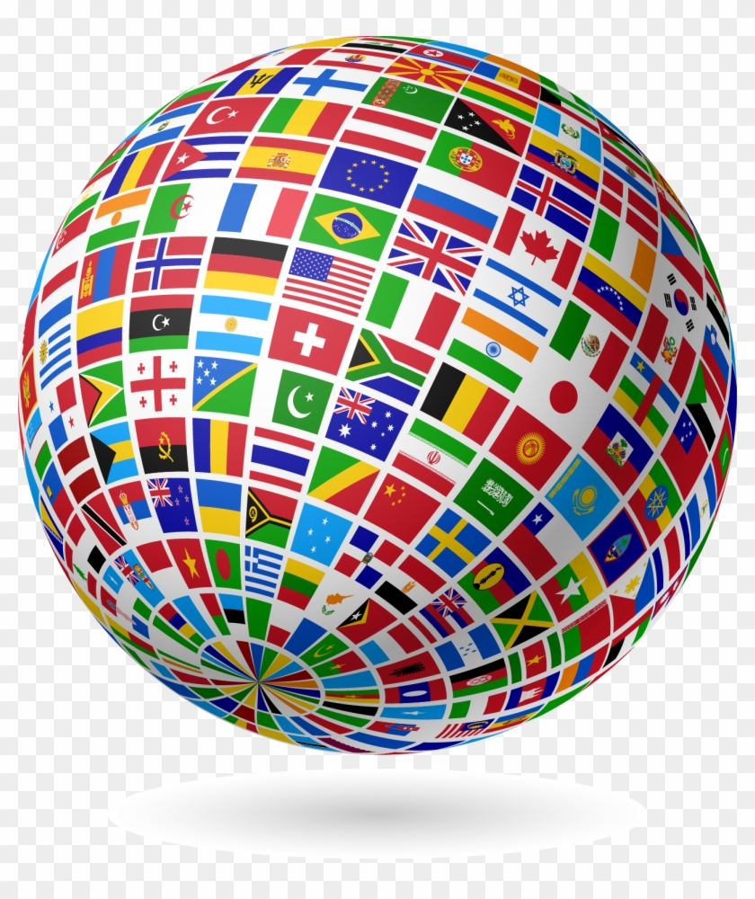 Flags Png Download Image - World Flags In Circle Clipart
