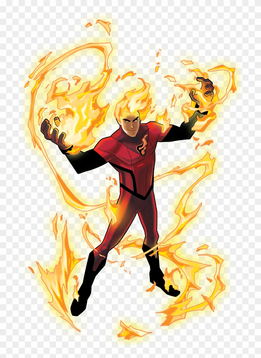 Fireball - Fireball Superhero Clipart #161204