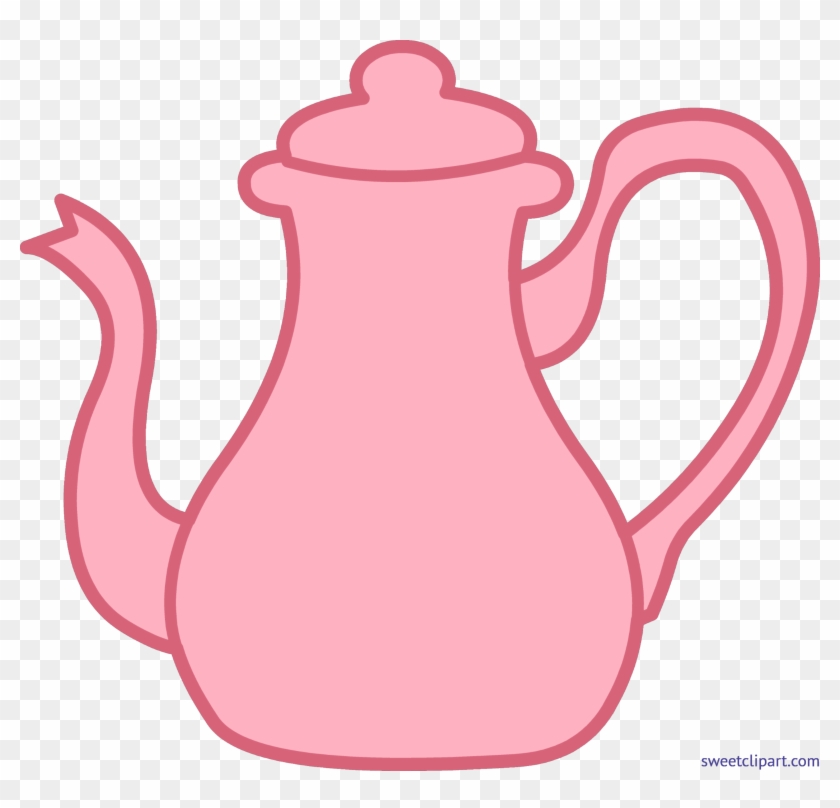 Pink Clipart Teapot - Kettle Clipart Pink - Png Download #161252