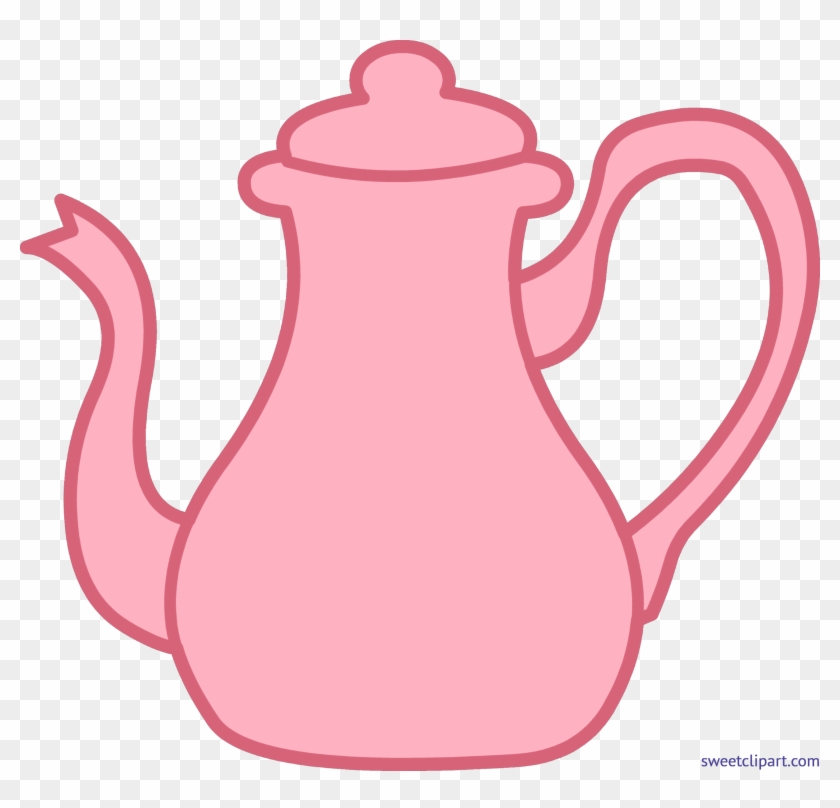 Pink Clipart Teapot - Kettle Clipart Pink - Png Download