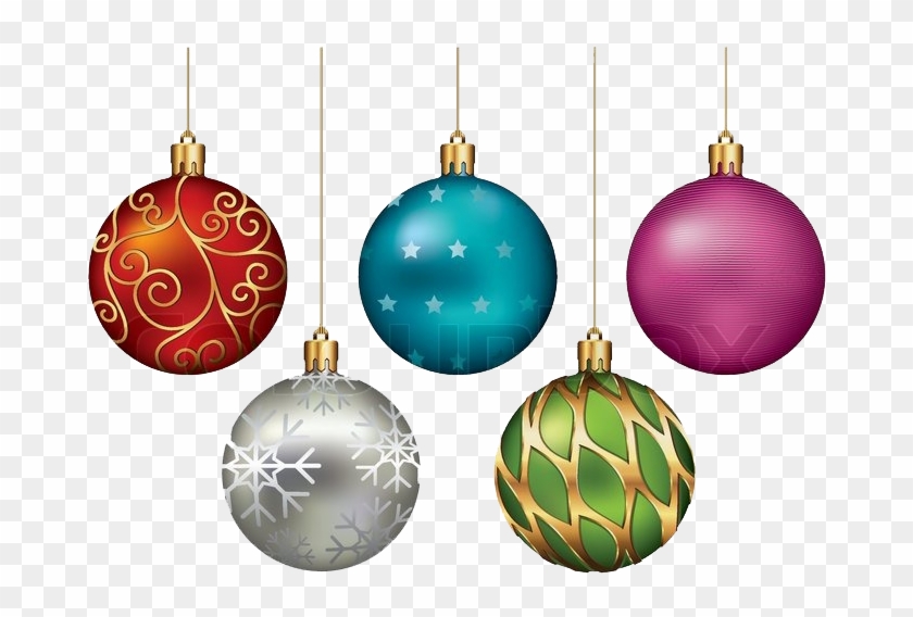 Christmas Ornaments Png Vector Clipart