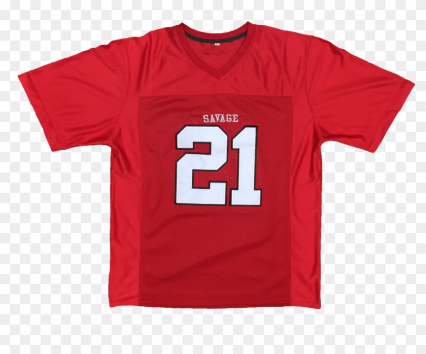Savage Football Jersey - Active Shirt Clipart #161803