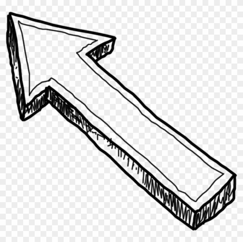 Download Doodle Arrow Png Transparent Image - Doodle White Arrow Png Clipart