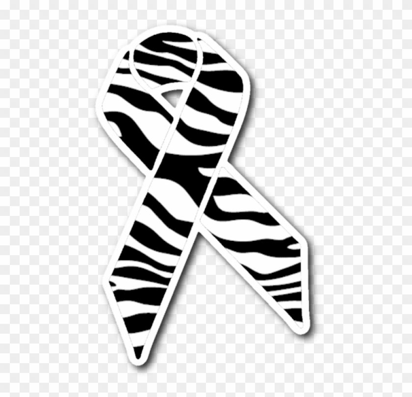 Free Png Download Zebra Ribbon For Rare Disease Png - Rare Disease Ribbon Clipart