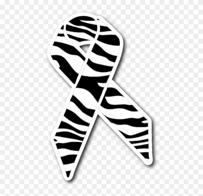 Free Png Download Zebra Ribbon For Rare Disease Png - Rare Disease Ribbon Clipart