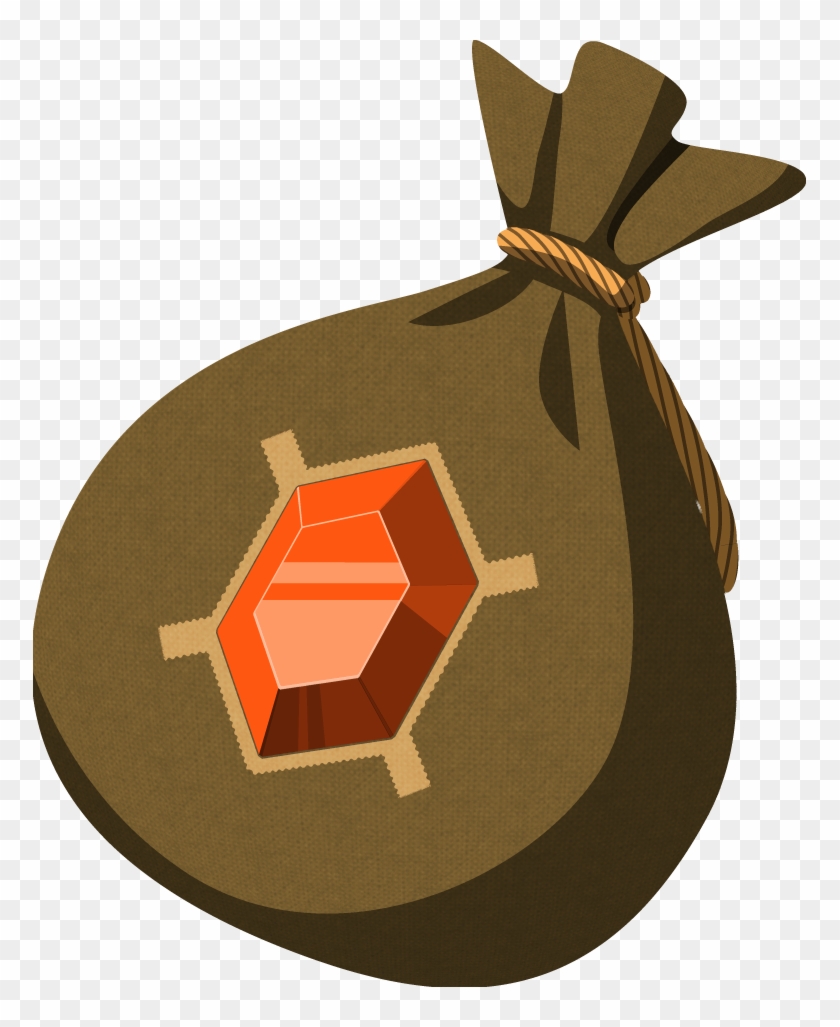 Tww Wallet Upgrade 2 - Legend Of Zelda Rupee Pouch Clipart #162365